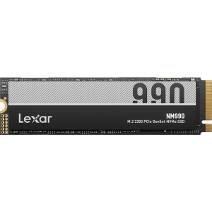 Накопичувач SSD Lexar SSD NM990 2TB PCIe 5.0 (LNM990X002T-RNNNG) Накопичувач SSD Lexar SSD NM990 2TB PCIe 5.0 (LNM990X002T-RNNNG)