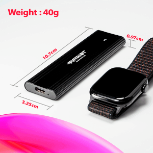Накопичувач SSD PATRIOT Transporter Lite Black 512GB (PTPL512GPECB)