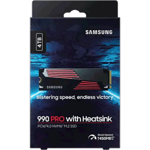 Накопичувач SSD Samsung 990 PRO w/ Heatsink 4TB (MZ-V9P4T0GW)
