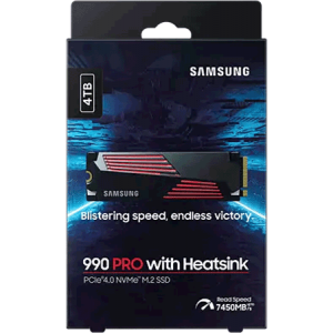 Накопичувач SSD Samsung 990 PRO w/ Heatsink 4TB (MZ-V9P4T0CW)