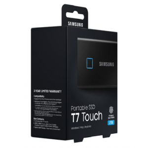 Накопичувач SSD Samsung T7 Touch 2TB (MU-PC2T0K/WW)