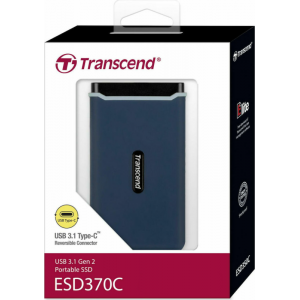 Накопичувач SSD Transcend ESD370C 250GB Navy Blue (TS250GESD370C)