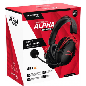 Гарнітура Kingston HyperX Cloud Alpha Wireless Black/Red (4P5D4AA)