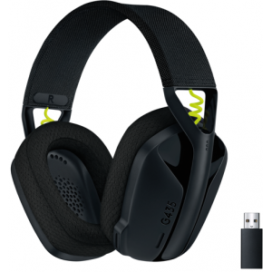 Гарнітура Logitech G435 Lightspeed Wireless Gaming Headset Black (981-001050)