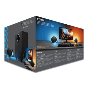 Акустичні колонки Logitech G560 Lightsync Gaming Speakers 2.1 (980-001301)