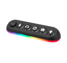 USB-Хаб Streamplify HUB DECK 5-RGB-EU-F, чорний (SPUH-HD51217.11)