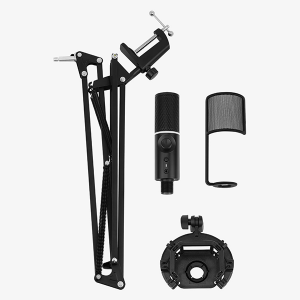 Мікрофон Streamplify MIC ARM MIC-48-RGB-MA, чорний (SPMC-MZ1C227.11)