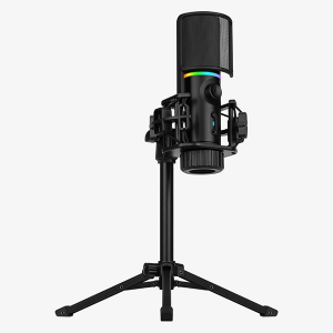 Мікрофон Streamplify MIC TRIPOD MIC-48-RGB-TP, чорний (SPMC-MZ1C127.11)