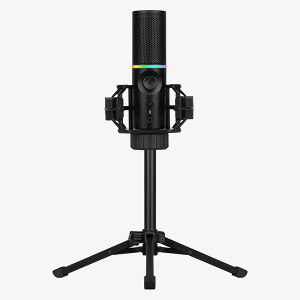 Мікрофон Streamplify MIC TRIPOD MIC-48-RGB-TP, чорний (SPMC-MZ1C127.11)