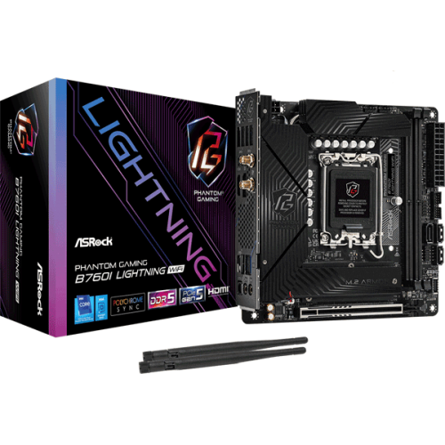 Материнська плата ASRock B760I Lightning WIFI Материнська плата ASRock B760I Lightning WIFI
