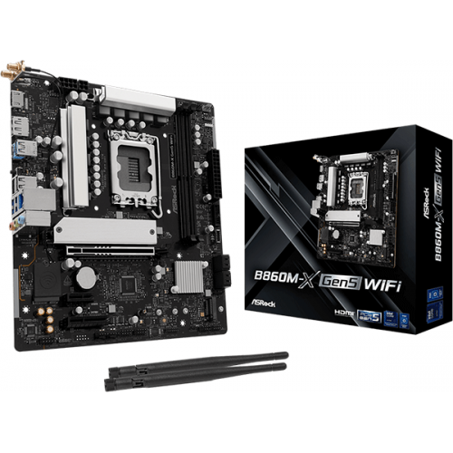 Материнська плата ASRock B860M-X GEN5 WIFI Материнська плата ASRock B860M-X GEN5 WIFI