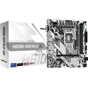 Материнська плата ASRock H610M-HDV/M.2+ D5