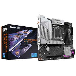 Материнська плата Gigabyte B760M AORUS ELITE AX