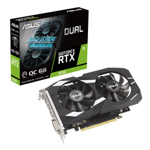 Відеокарта ASUS Dual GeForce RTX 3050 OC Edition 6GB GDDR6 (DUAL-RTX3050-O6G)