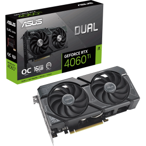 Відеокарта ASUS Dual GeForce RTX 4060 Ti OC Edition 16GB GDDR (DUAL-RTX4060TI-O16G)