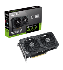 Відеокарта ASUS Dual GeForce RTX 4060 Ti OC Edition 8GB GDDR (DUAL-RTX4060TI-O8G)