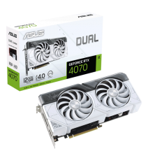 Відеокарта ASUS Dual GeForce RTX 4070 White Edition 12GB GDDR6X (DUAL-RTX4070-12G-WHITE)