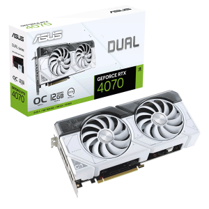 Відеокарта ASUS Dual GeForce RTX 4070 White OC Edition 12GB GDDR6X (DUAL-RTX4070-O12G-WHITE)