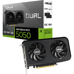 Відеокарта ASUS Dual GeForce RTX 5050 8GB GDDR6 OC Edition (DUAL-RTX5050-O8G)