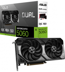 Відеокарта ASUS Dual GeForce RTX 5060 8GB GDDR7 OC Edition (DUAL-RTX5060-O8G)