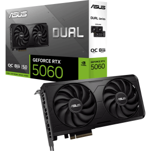 Відеокарта ASUS Dual GeForce RTX 5060 EVO OC Edition 8GB GDDR7 (DUAL-RTX5060-O8G-EVO)