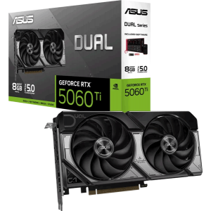 Відеокарта ASUS Dual GeForce RTX 5060 Ti 8GB GDDR7 (DUAL-RTX5060TI-8G)
