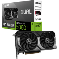 Відеокарта ASUS Dual GeForce RTX 5060 Ti 8GB GDDR7 OC Edition (DUAL-RTX5060TI-O8G)