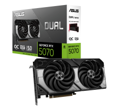 Відеокарта ASUS Dual GeForce RTX 5070 12GB GDDR7 OC Edition (DUAL-RTX5070-O12G)