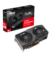 Відеокарта ASUS Dual Radeon RX 7600 OC Edition 8GB GDDR6 (DUAL-RX7600-O8G)