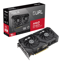 Відеокарта ASUS Dual Radeon RX 7600 XT OC Edition 16GB GDDR6 (DUAL-RX7600XT-O16G)