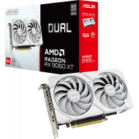 Відеокарта ASUS Dual Radeon RX9060XT 16G GDDR6 White Edition (DUAL-RX9060XT-16G-WHITE)