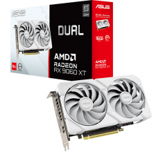 Відеокарта ASUS Dual Radeon RX9060XT 16G GDDR6 White Edition (DUAL-RX9060XT-16G-WHITE)