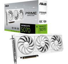 Відеокарта ASUS PRIME GeForce RTX 5070 12GB GDDR7 OC White Edition (PRIME-RTX5070-O12G-WHITE)