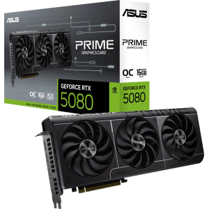 Відеокарта ASUS PRIME GeForce RTX 5080 EVO 16GB GDDR7 OC Edition (PRIME-RTX5080-O16G-EVO)