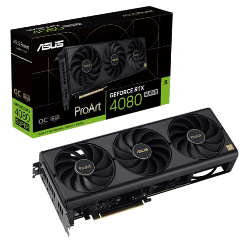 Відеокарта ASUS ProArt GeForce RTX 4080 SUPER OC Edition 16GB GDDR6X (PROART-RTX4080S-O16G)