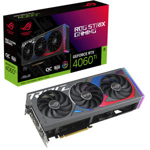 Відеокарта ASUS ROG Strix GeForce RTX 4060 Ti OC Edition 16GB GDDR6 (ROG-STRIX-RTX4060TI-O16G-GAMING)