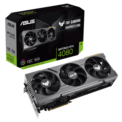 Відеокарта ASUS TUF Gaming GeForce RTX 4080 16GB GDDR6X OC Edition (TUF-RTX4080-O16G-GAMING)