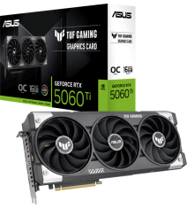 Відеокарта ASUS TUF Gaming GeForce RTX 5060 Ti 16GB GDDR7 OC Edition (TUF-RTX5060TI-O16G)