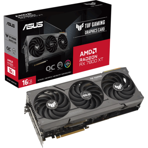 Відеокарта ASUS TUF Gaming Radeon RX 7800 XT OC Edition 16GB GDDR6 (TUF-RX7800XT-O16G-OG-GAMING)