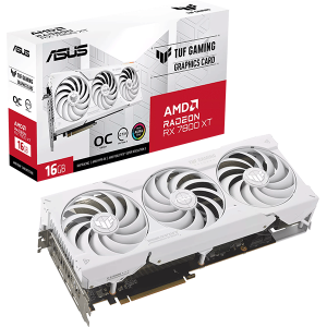 Відеокарта ASUS TUF Gaming Radeon RX 7800 XT White OC Edition 16GB GDDR6 (TUF-RX7800XT-O16G-WHITE-GAMING)