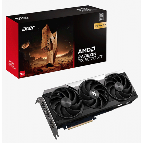 Відеокарта Acer Nitro Radeon RX 9070 XT OC 16GB (DP.Z4DWW.P01) Відеокарта Acer Nitro Radeon RX 9070 XT OC 16GB (DP.Z4DWW.P01)