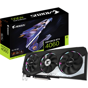 Відеокарта Gigabyte AORUS GeForce RTX 4060 ELITE 8G (GV-N4060AORUS E-8GD)