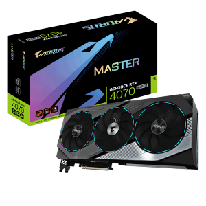 Відеокарта Gigabyte AORUS GeForce RTX 4070 SUPER MASTER 12G (GV-N407SAORUS M-12GD)