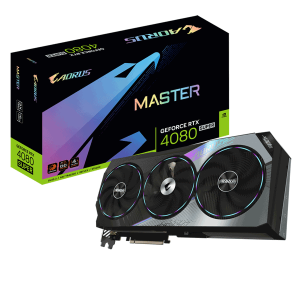 Відеокарта Gigabyte AORUS GeForce RTX 4080 SUPER MASTER 16G (GV-N408SAORUS M-16GD)