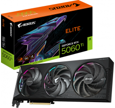 Відеокарта Gigabyte AORUS GeForce RTX 5060 Ti ELITE 16G (GV-N506TAORUS E-16GD)