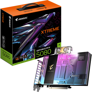 Відеокарта Gigabyte AORUS GeForce RTX 5080 XTREME WATERFORCE WB 16G (GV-N5080AORUSX WB-16GD)