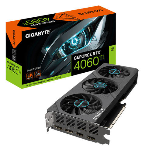 Відеокарта Gigabyte GeForce RTX 4060 Ti EAGLE OC 8G (GV-N406TEAGLE OC-8GD)