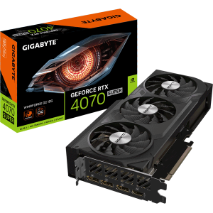 Відеокарта Gigabyte GeForce RTX 4070 SUPER WINDFORCE OC 12G (GV-N407SWF3OC-12GD)