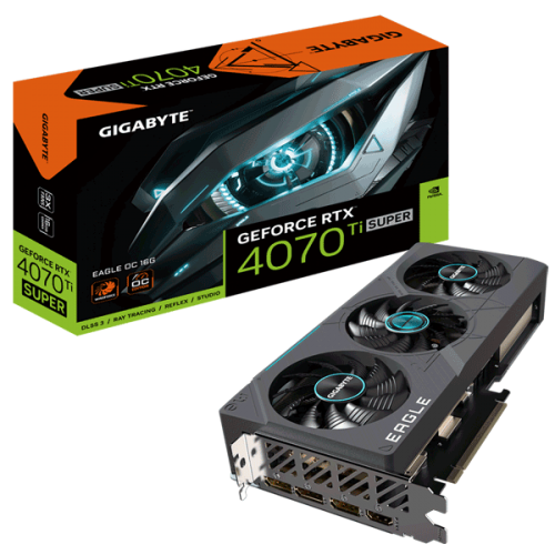 Відеокарта Gigabyte GeForce RTX 4070 Ti SUPER EAGLE OC 16G (GV-N407TSEAGLE OC-16GD)