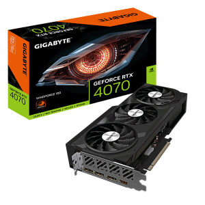 Відеокарта Gigabyte GeForce RTX 4070 WINDFORCE 12G (GV-N4070WF3-12GD)